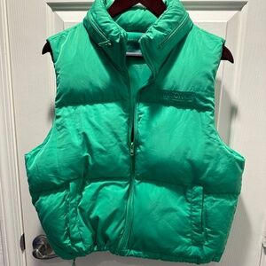 Puffy Green Vest
